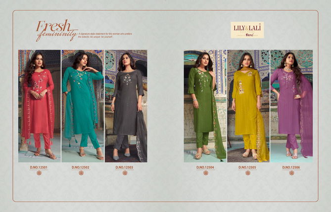 Metro Fusion By Lily Lali Designer Readymade Suits Catalog